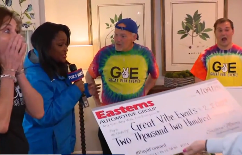 After a heartbreaking loss, one Virginia family created something beautiful — Great Vibe Events, a space for adults with disabilities to build connections and community. See how Easterns helped support their mission through our Pay It Forward partnership with FOX 5.